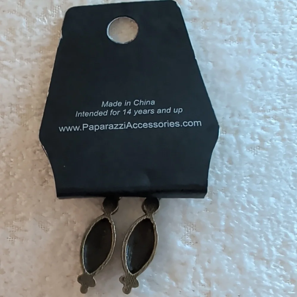 Paparazzi Jungle Jamboree Brass Look Dangle Earrings New